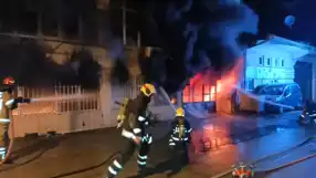 Bursa'da Tekstil Atölyesi Yandı!