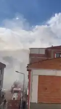 Bursa'da Apartman Çatı Katında Yangın!