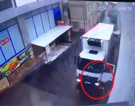 Bursa'da Freni Boşalan Kamyon!