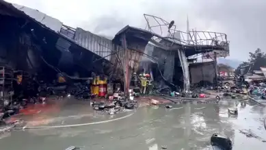 Bursa Yıldırım'da Sanayi Sitesi Yandı!