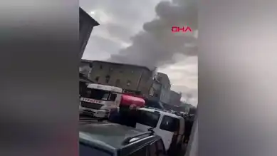 İnegöl Mobilya Fabrikasında Yangın!