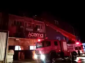 İnegöl'deki Mobilya Fabrikasında Yangın!