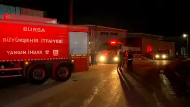 İnegöl'deki Tekstil Fabrikasında Üçüncü Yangın!
