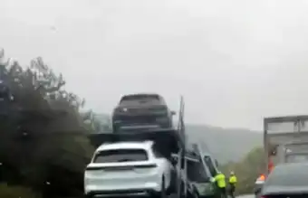 Yağışlı Hava Kazasına Neden Oldu