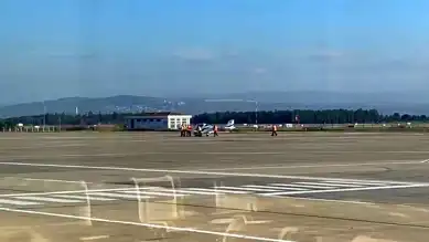 Yenişehir Havaalanı'nda Eğitim Uçağı Kazası