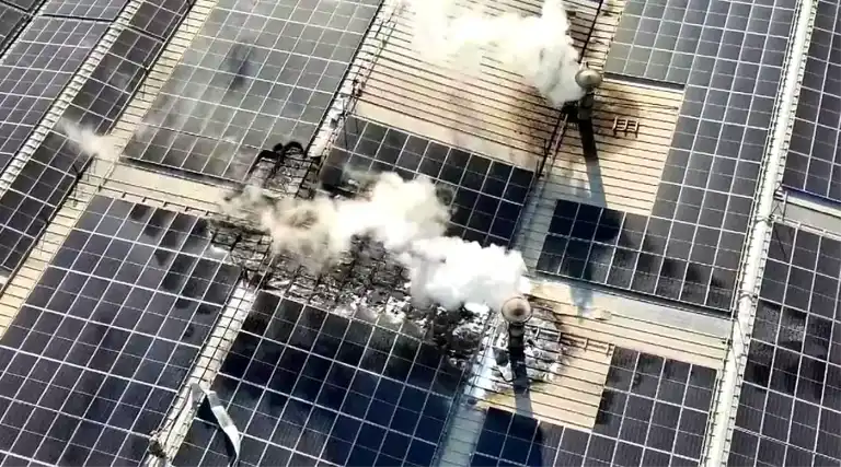 İnegöl Tekstil Fabrikasında Yangın!